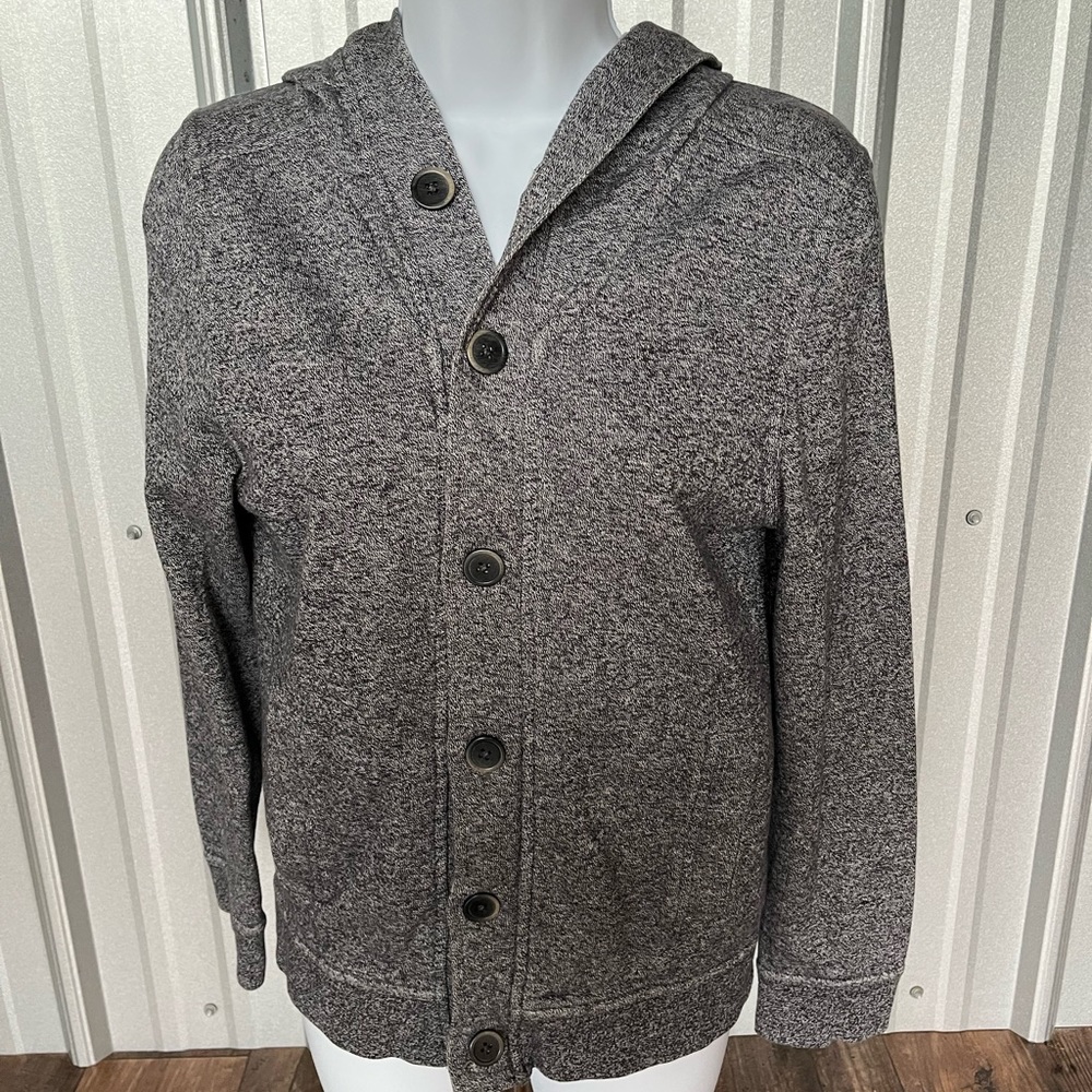 WOMENS H&M Black Jersey Hooded Jacket Size XS